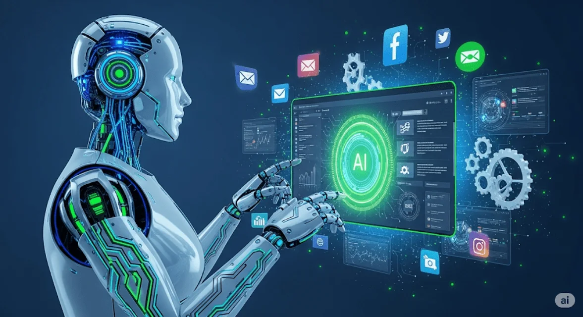 how to use AI agents for marketing automation