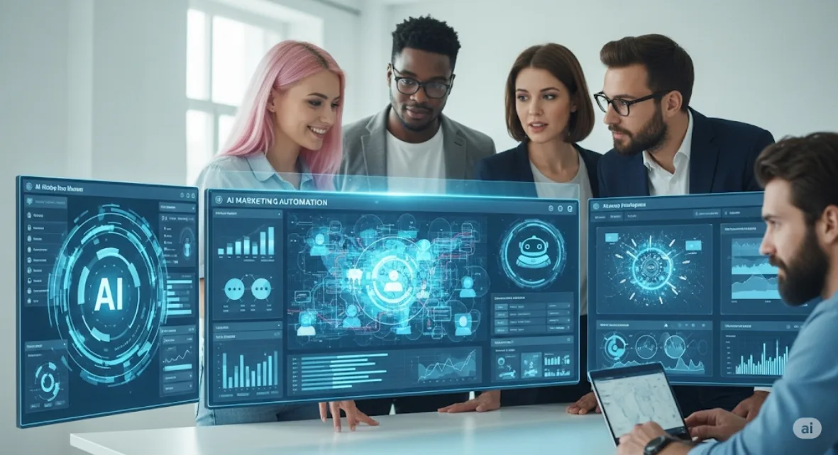 how to use AI for business marketing