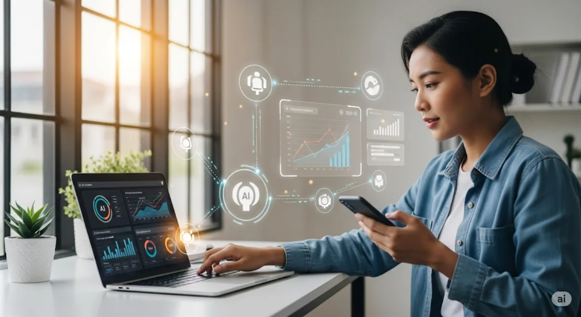 how to use AI for my small business