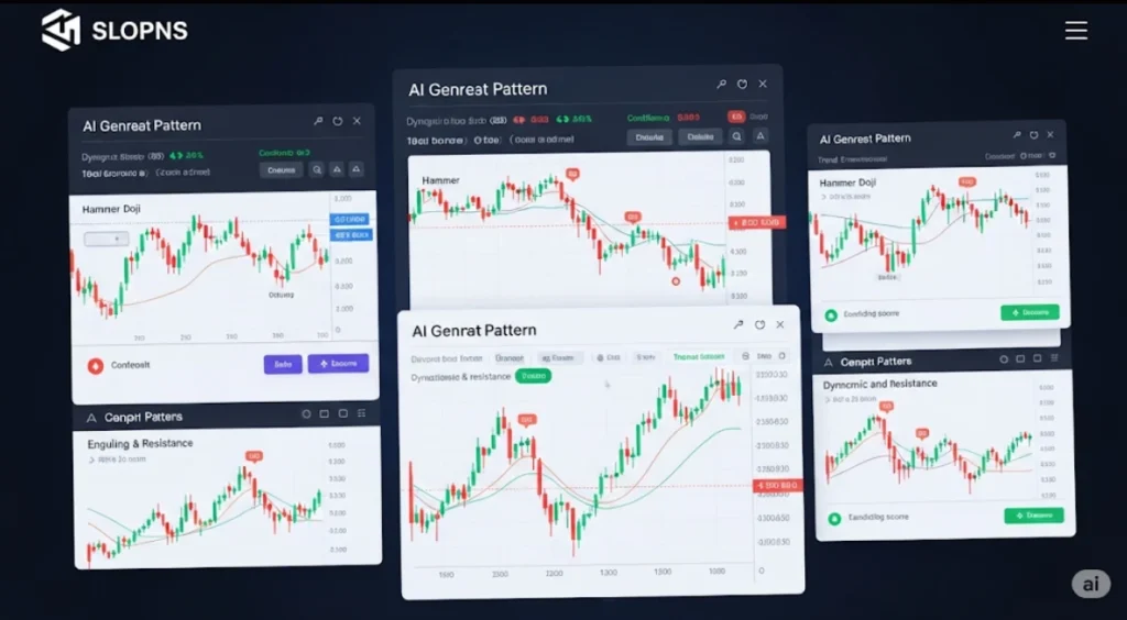 AI-generated candlestick formations