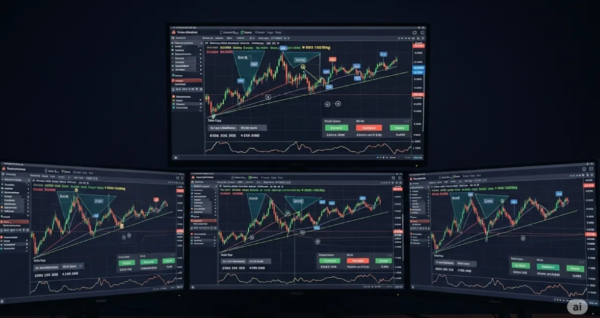 Day trading chart setups with free AI